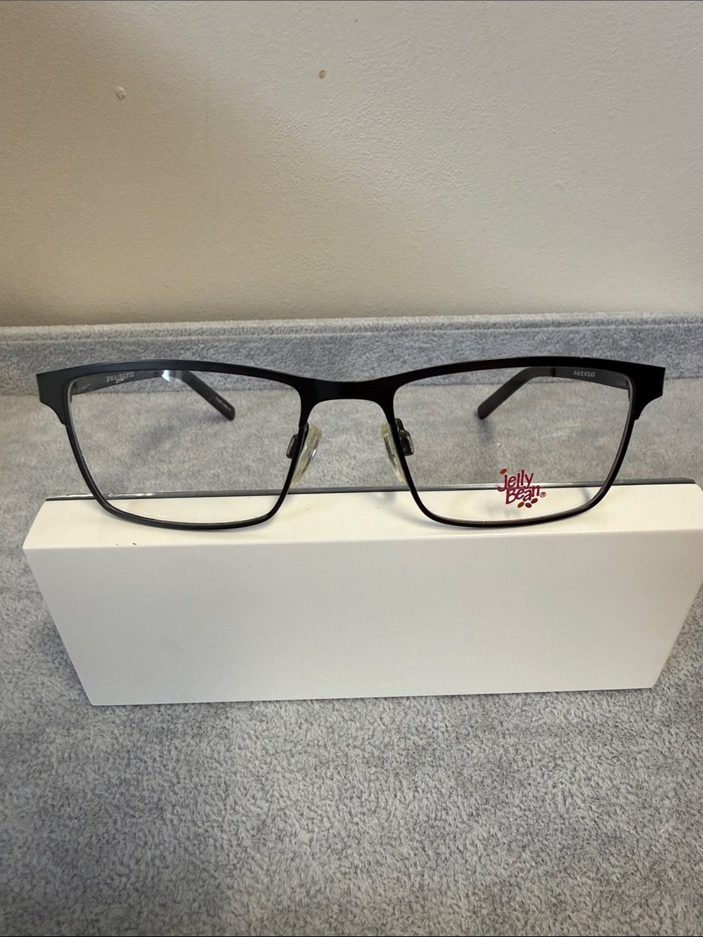 Jelly Beans by Ideal Optics JB169 Kids Black Rectangular Glasses Eyesize 47